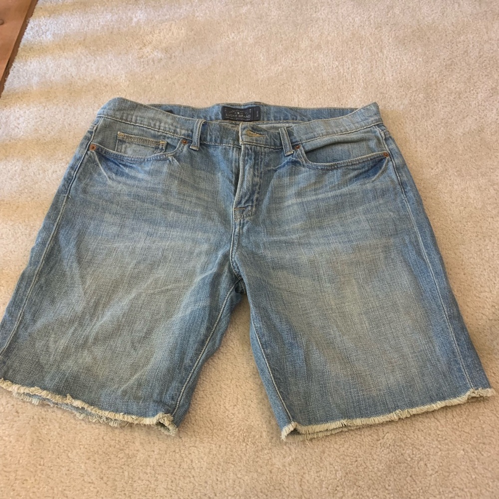 🍀Lucky brand boyfriend shorts size 10